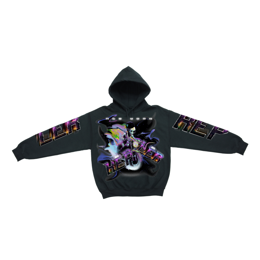 Alien Harley Pullover Hoodie